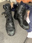 Harley-davidson Men Mindy Black Motorcycle Boots D87051 Size 9.5M Grunge. Fixed Price $54.99.