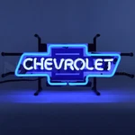 Chevrolet Bowtie Junior Light Car Garage Led Banner 17 Inches Neon Sign 5SMLCV. Fixed Price $249.99.