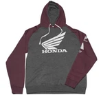 Factory Effex Men's Honda Wing Hoody Size Charcoal/burgundy. Fixed Price $79.95.