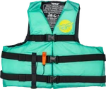Fly Racing Nylon Flotation Vest Lg/xl Seafoam Green/yellow. Fixed Price $60.83.