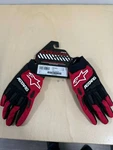Medium Bright Red Black Full Bore Sport Activity Gloves For Riding And Grip. Fixed Price $24.95.