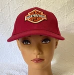 Harley Davidson Bar & Shield Logo Adjustable Back Hat Burgundy. Fixed Price $15.00.