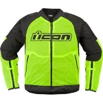 Icon Overlord 3 Mesh Jacket Hi-viz Yellow Men's Size Large. Fixed Price $215.00.
