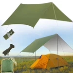 Outdoor Camping Rain Fly Tarp Canopy Waterproof Hiking Sun Shade Shelter 10X10FT. Fixed Price $24.99.