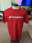 Factory Effex 15-88334 Honda Horizontal T-shirt Red Large Rare. Fixed Price $14.00.
