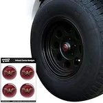 Tire Wheel Center Cap Resin-topped Badges Stickerssize: 2.0 Inch (5.1CM) Diamete. Fixed Price $14.24.