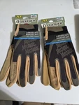 Two Pair Mechanix Wear Utility Leather Padded Palm Work Gloves Men's X-large Xl. Fixed Price $28.99.