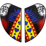 Icon Side Plates Airform Helmet - Suicide King Gold Motorcycle Atv/utv. Fixed Price $25.00.