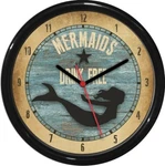 Mermaids Drink Free Can Personalized Wall Clock Beach Coastal Ocean Gift 0724. Fixed Price $29.90.