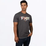 Fxr Mens Split Premium Short Sleeve T-shirt Charcoal Heather/inferno Small. Fixed Price $10.29.