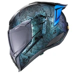 Icon Ultraflite Mandala Motorcycle Helmet Clear Smoke Shields Blue Opal Xl. Fixed Price $399.00.