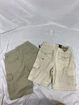 Fox Racing Slambozo Cargo Shorts Dark Khaki Tan Beige Casual Size 28 Lot. Fixed Price $40.00.