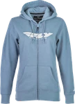 Fly Racing Women's Corporate Zip Up Light Blue Sm 358-0063S. Fixed Price $69.24.