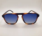Wmp Eyewear Aviator Single Bridge Square Blue Lenses Polarized Sunglasses. Fixed Price $35.00.