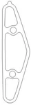 Kawasaki KLF300C 11009-1743 Oil Line Cap Gasket. Fixed Price $15.95.