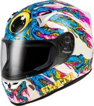 Fly Racing 73-8386M Revolt Space Creep Helmet Light Blue /white/pink Medium. Fixed Price $199.95.