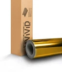 Vvivid Gold Mirror Chrome Vinyl Car Wrap Self-adhesive Film Decal (1FT X 5FT). Fixed Price $16.89.