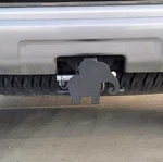 Elephant Trailer Hitch Cover. Fits 2" Receiver. Made To Order.. Fixed Price $30.00.