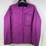 Dsg By Divas Snow Gear Ski Jacket Purple Softshell Womens Xl Chevron. Fixed Price $24.99.