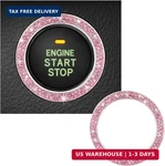 Kewucn Bling Crystal Double Rhinestone Car Engine Start Decoration Ring, Sparkli. Fixed Price $11.11.