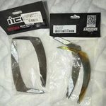 Icon Airform Rear Spoiler Rst Red Black New 2 Pair Set. Fixed Price $40.00.