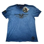 Lethal Threat Apparel Vintage Velocity Series Graphic Tee Men Xl Blue W/. Fixed Price $29.00.