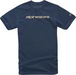 Alpinestars Linear Word Mens Short Sleeve T-shirt Navy Blue/stone. Fixed Price $28.95.