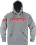 Clasicon Mens Pullover Hoody Heather Gray/red. Fixed Price $55.00.