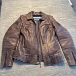 Icon 1000 Fairlady Jacket Size Leather Brown Women Motorcycle. Fixed Price $150.00.