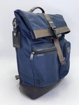 Tumi Alpha Bravo Roll Backpack Navy Blue Ballistic Nylon Laptop Travel Bag. Fixed Price $256.50.