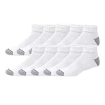 Men's Quarter Socks White 10 Pairs. Fixed Price $17.97.