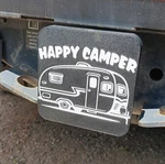 Happy Camper Trailer Hitch Cover 2 Inch Receiver Plug, Multiple Colors!. Fixed Price $19.95.
