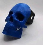 Blue Style Skull Tow Trailer Hitch Cover 2" Inch Receiver 5" By 3". Fixed Price $29.00.