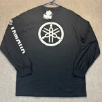 Yamaha Factory Effex Long Sleeve Shirt Adult Large Black Big Logo Stickers New. Fixed Price $22.99.