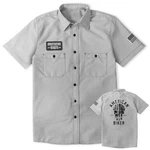 American Biker Sam Contrast Stitch Shop Shirt. Fixed Price $62.42.