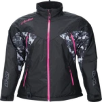 Arctiva Fits Women's Pivot 7 Jacket Black/camo Gray/pink Xs 3121-0845. Fixed Price $179.95.