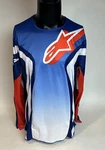 Alpinestars Racer Semi Jersey Red White Blue America Motocross Atv Utv. Fixed Price $36.54.