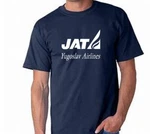 Jat Yugoslav Airline Aviation Travel Tee Jet Souvenir Navy Blue T-shirt. Fixed Price $25.00.