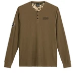 Nwt Indian Motorcycle Men's Stencil Block Logo Henley L/s Tee Khaki Sz Medium. Fixed Price $25.00.