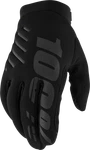 100-PERCENT Brisker Gloves Black Md. Fixed Price $39.95.