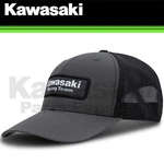 New Genuine Kawasaki Race Team Cap Black Grey Polyester Snapback K005-4140-CHNS. Fixed Price $29.95.