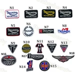 Triumph Motorcycles Biker Rocker Iron Sew Embroidered Patch Motorsports Cloth. Fixed Price $13.33.