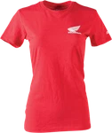 Factory Effex Women's Honda Icon T-shirt Large Red 2487314. Fixed Price $27.85.