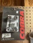 Cobra Bungee Chrome Knobs Part # 02-7461 Usa. Fixed Price $20.00.