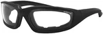 Bobster Foamerz Ii Sunglasses Matte Black Clear Lens Anti-fog 126MM ES214C. Fixed Price $28.99.