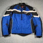 Cortech Jacket Mens 2XL Blue Black Gx Sport Motorcycle Riding Armor Protective. Fixed Price $45.12.