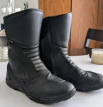 Tourmaster Solution Waterproof Road Used Motorcycle Boots Size 11. Fixed Price $198.00.