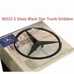 W223 Gloss Black Star Trunk Emblem For Amg S63 S500 S580 Rear Logo Badge. Fixed Price $26.99.