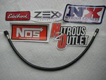 Look Mom Blackout! *new 4AN-3AN-18" Nitrous Or Fuel Line/hose Nos/nx/zex 1-LINE!. Fixed Price $14.99.