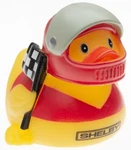 Shelby Rubber Ducky - Red Helmet * Cool Collectible Racer Duck! Free Us Shipping. Fixed Price $13.00.